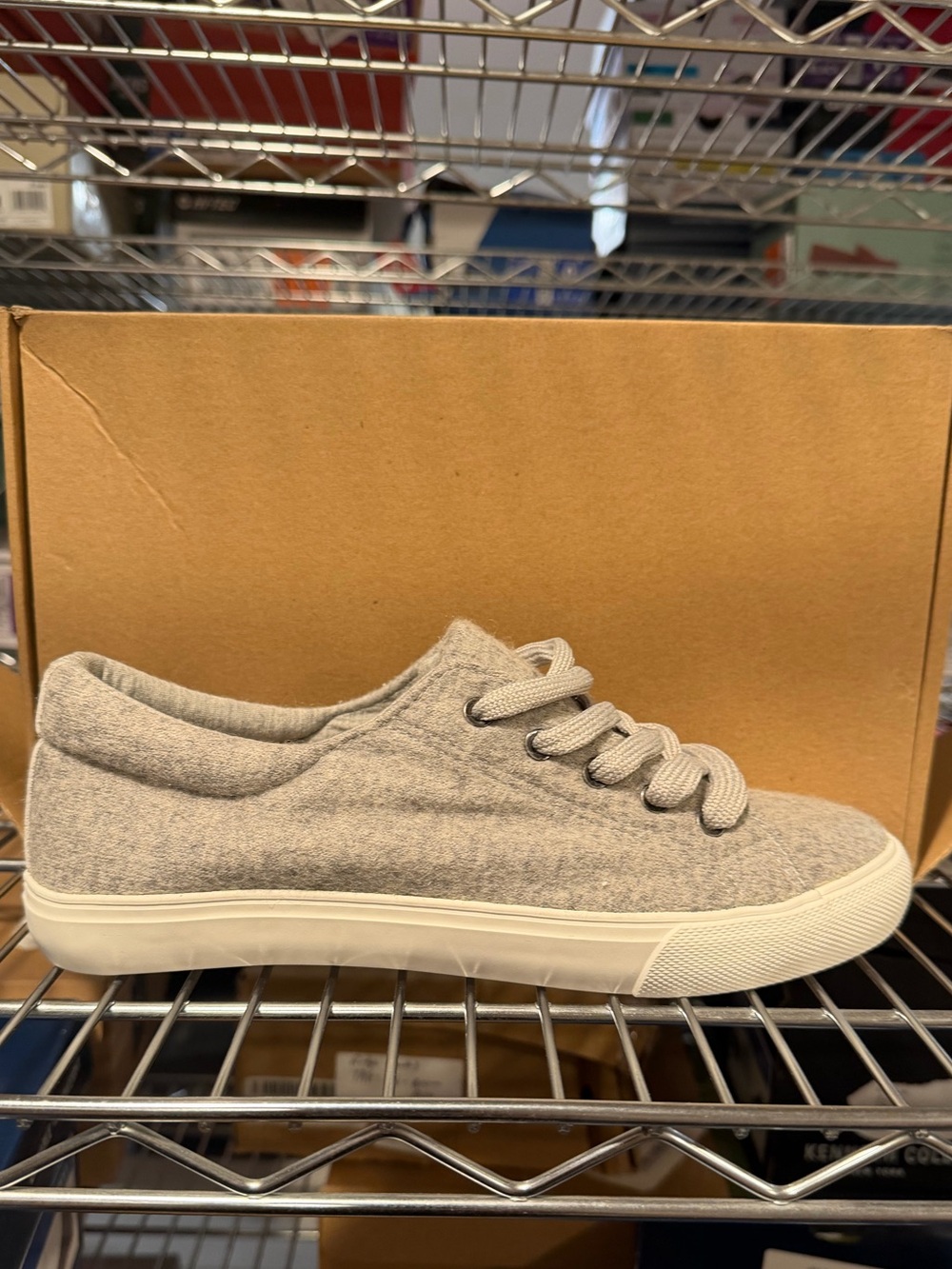 206 Collective Women’s Rhonda Classic Wool Lace Up Sneakers Grey Size 9 M US